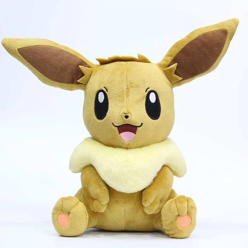 Pokemon 2019 Новинка 30 см Eevee Мягкие игрушки Плюшевые куклы подарок на день рождения