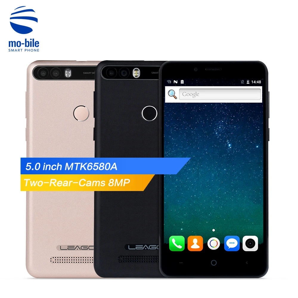 Leagoo kiicaa мощность 5.0 дюймов смартфон Android 7.0 mtk6580a 4 ядра 2 ГБ Оперативная память 16