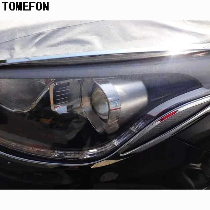 Хромированная накладка на передние и задние фары для Hyundai ix35 2013 2014 2015|trim cover|chrome