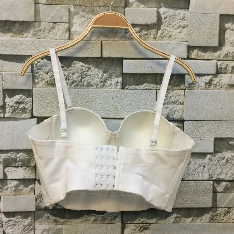 Основной гладкой спандекс пуш ап Bralet Для женщин Бюстгальтер Бюстье Обрезанные