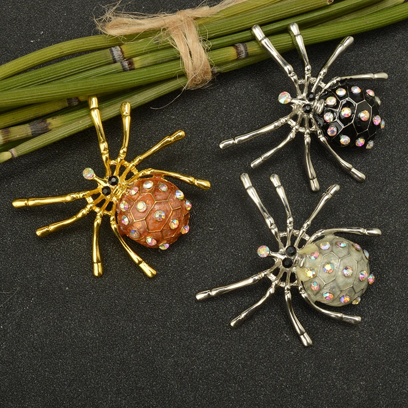 Недорогая Винтажная брошь в форме насекомого 2019 со стразами маленького хрусталя