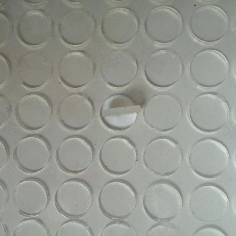 100 шт. силиконовые Нескользящие амортизаторы для бампера 8 х1 мм|Замки шкафов| |