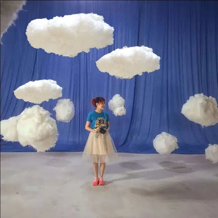 My Cloud подвесной Декор красочные Ложные облака украшения свет Свадьба 1 шт с