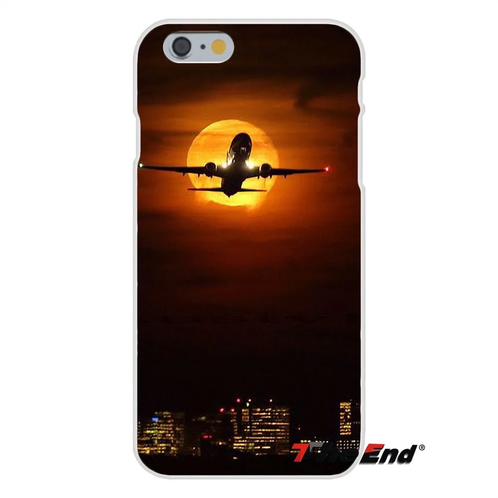Силиконовый чехол для телефона Samsung Galaxy A3 A5 A7 J1 J2 J3 J5 J7 2015 2016 2017 Amazing Plane With Sunset Glow Theme