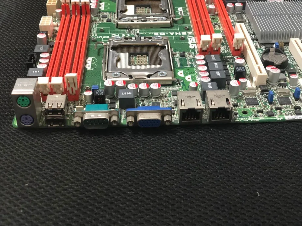 Оригинальная материнская плата ASUS Z8NA-D6 для intel LGA 1366 DDR3 Dual 1366, Серверная плата для настольных ПК
