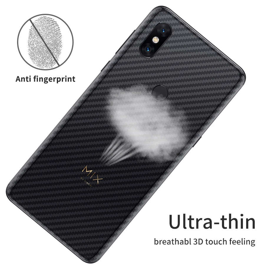 WOLFPSYCH мягкая задняя крышка протектор экрана для Xiaomi Mi Mix 2 S 3 Max 3D углеродного