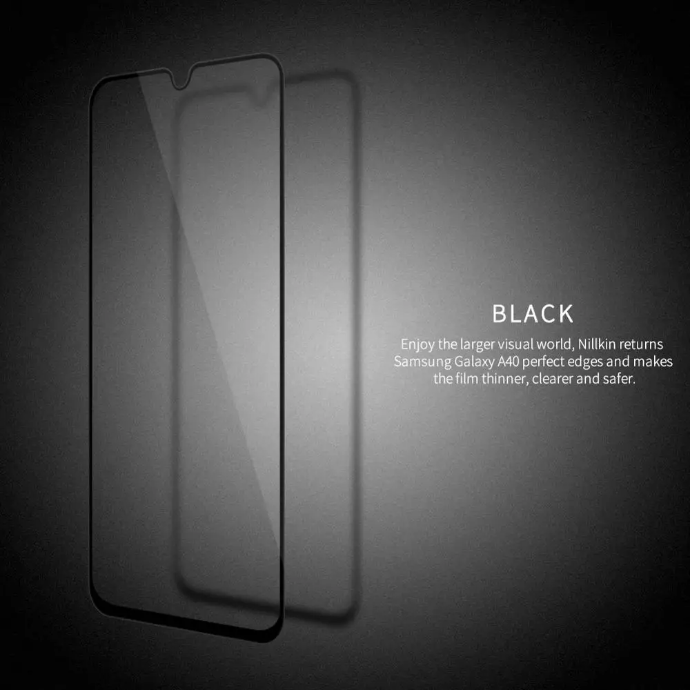 Взрывозащищенное Закаленное стекло для Samsung A70 A60 NILLKIN CP + Pro 2.5D полностью покрытая