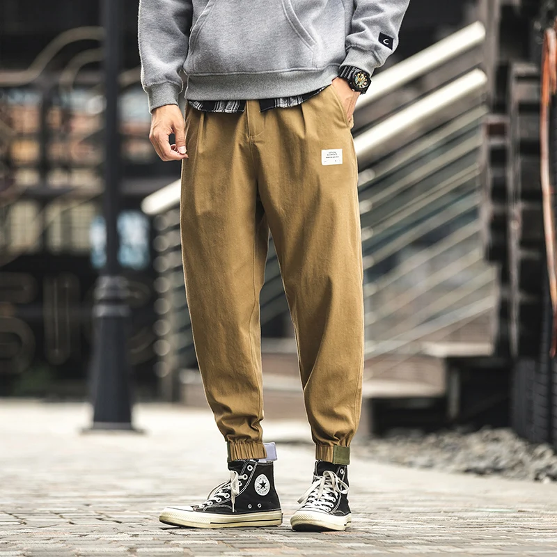 Casual men pants streetwear hip hop sweatpants with waistband military camouflage plus size 5xl | Мужская одежда