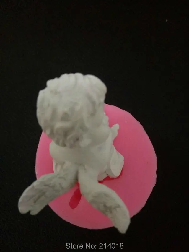 Силиконовая форма 3D для мыла в виде Купидона улыбки ангела свечи глины формы