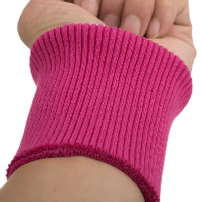 hot-pink Горячая Распродажа 9 см* 8 см эластичная хлопковая трикотажная ребристая ткань манжета из ткани для DIY пуховая куртка толстовка 1 пара - Цвет: hot-pink