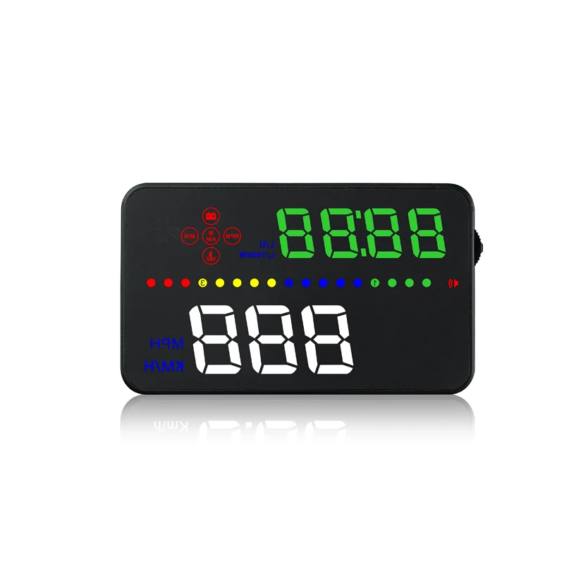 Цифровой проектор лобового стекла A300 3 5 дюйма со спидометром портом OBD2 |