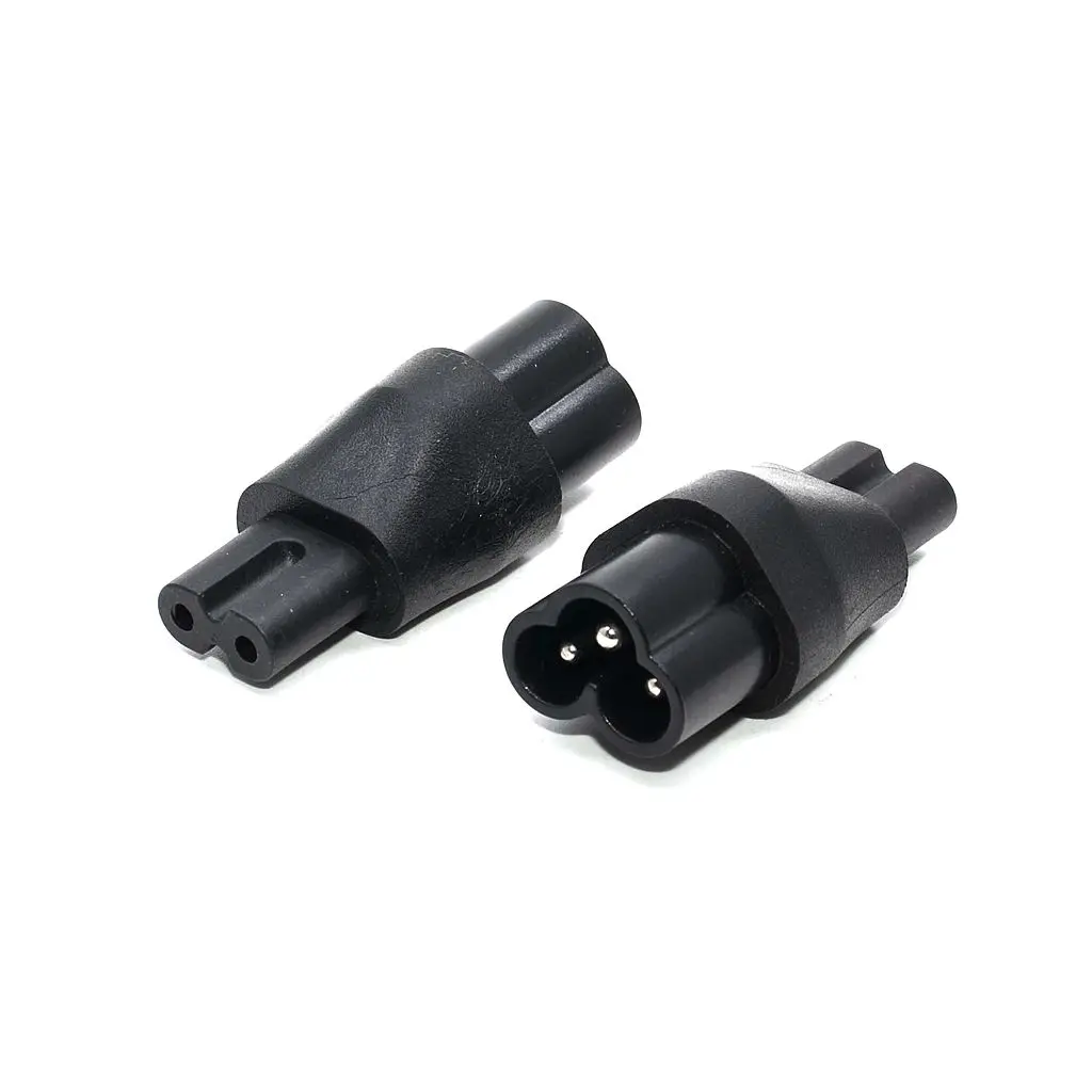 Адаптер питания переменного тока IEC320 C6 в C7|2pin|micky |