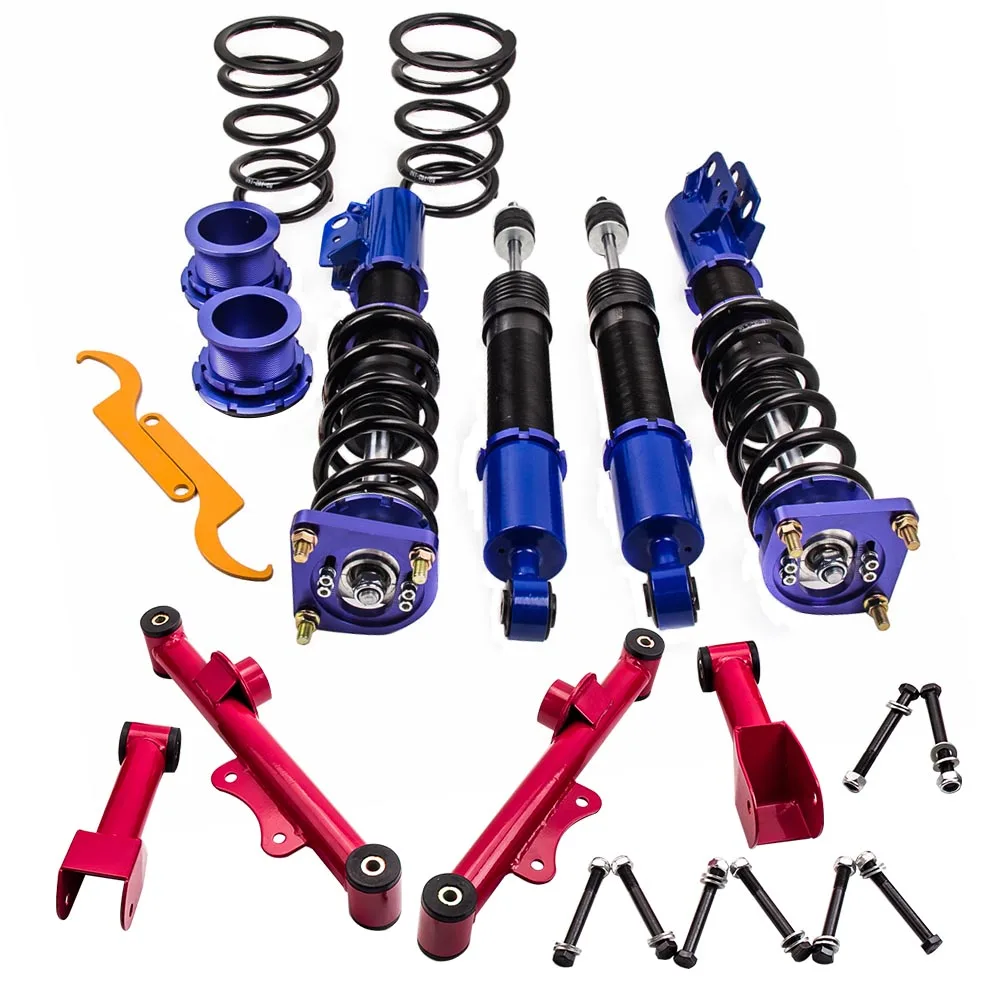 Для Ford Mustang 1994-2004 Coilovers Комплекты Подвески 4-я регулируемая высота крепления Camber
