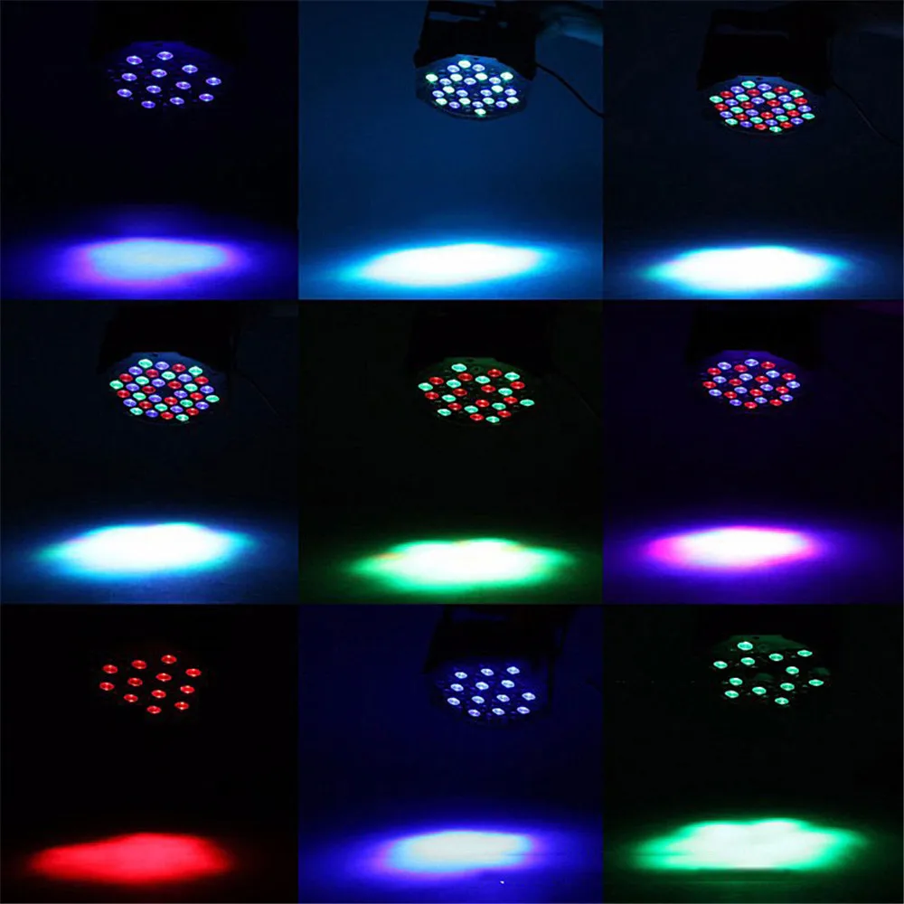 36 светодиодов LED сценический свет RGB Хрустальный Магический шар лампа dmx