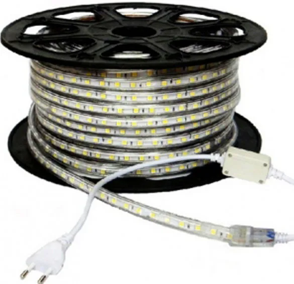 Рождественское украшение 100 м Светодиодная лента 5050 RGB IP67 60 светодиодов/м 220 в 110 В