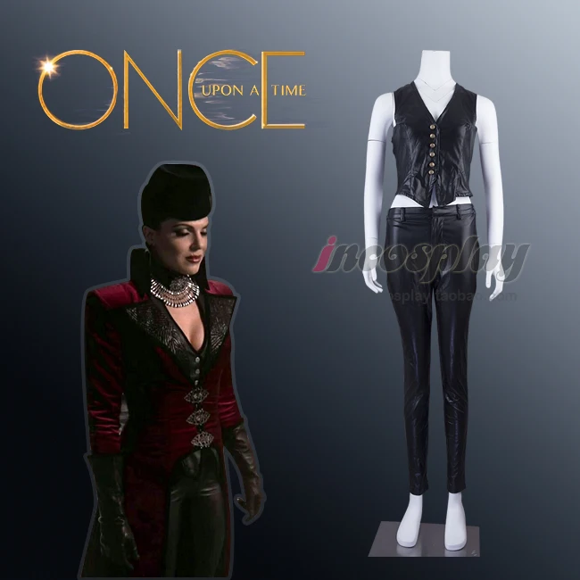 Маскарадный костюм Once Upon a Time злой королевы реджины на хэллоуин изготовленный