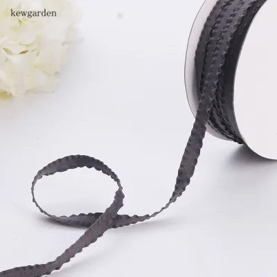 Kewgarden 3/" 10 мм рюшами корсажная лента для кромки повязка на голову набор лент вручную изготовленная лента DIY бант ленты Riband 50 ярдов