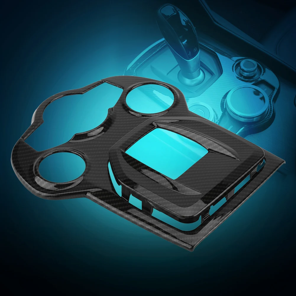 

1 pair Car ABS Interior Central Conole Control Panel Frame Cover Trimanti-Rust Colorfast Fit For Alfa Romeo Giulia / Stelvio