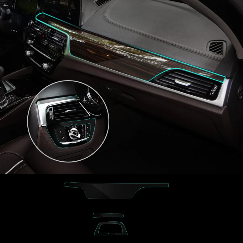 Отделка салона автомобиля панель приборной панели CD прозрачная краска защитная