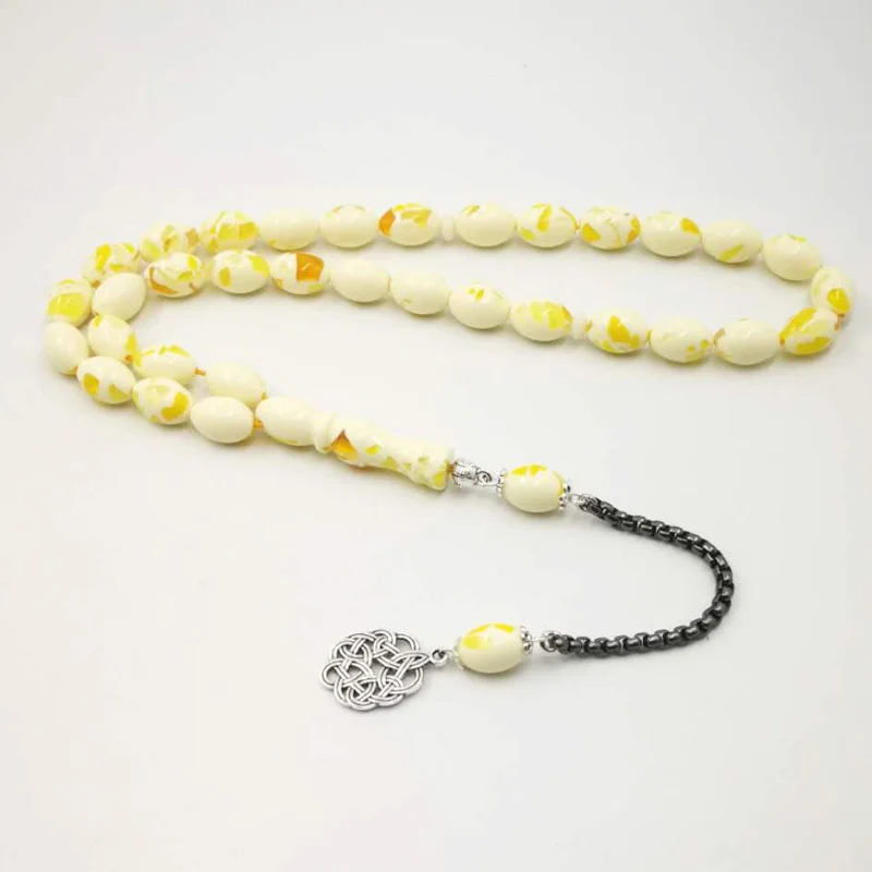 2019 стильные бусины tasbih 33 45 66 99 в подарок для Eid al Adha металлический Трабзон с кисточкой Мужская