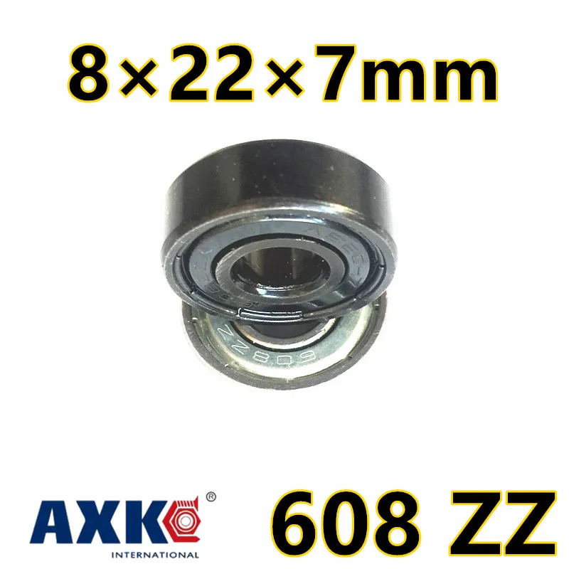 2021 Axk 608 Бесплатная доставка 608zz 608z подшипник Abec7 8x22x7 мм 8*22*7 миниатюрный Zz длинная
