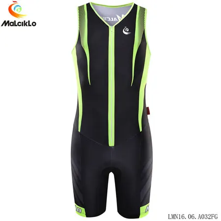 Malciklo женский комбинезон с коротким рукавом Pro Taem триатлон костюм Ropa Ciclismo Майо Велоспорт Джерси Skinsuit велосипедная одежда - Цвет: A032FG