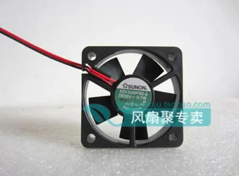KD1205PFS2-8 5CM50*50*10 12V0. 7 Вт 2 проводное Охлаждение вентилятором