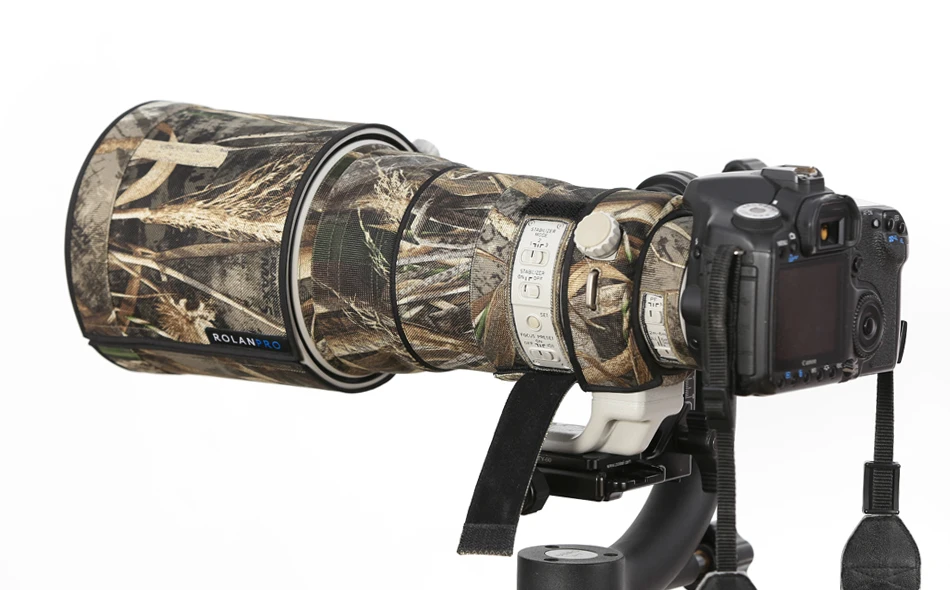 ROLANPRO водонепроницаемый камуфляжный чехол от дождя для Canon EF 300 мм f/2 8 L IS II USM