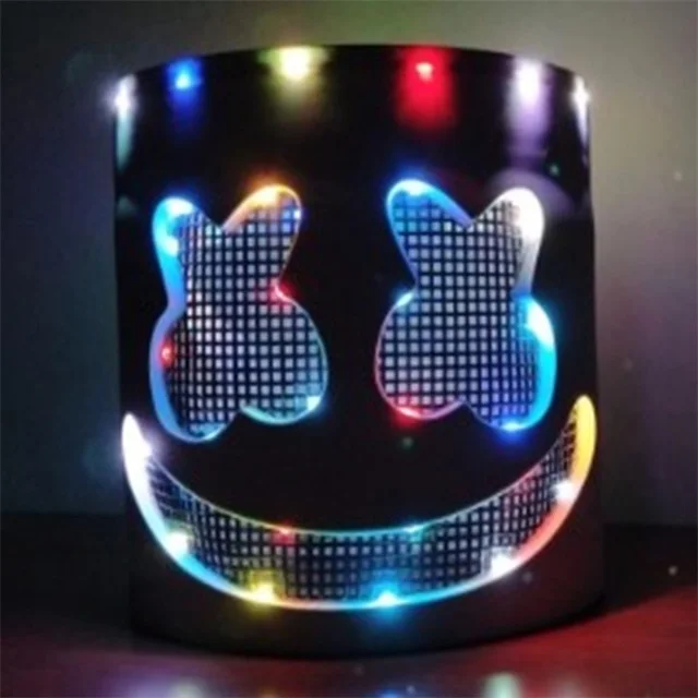 Горячая мульти MarshMello маска диджея Tijs Michiel Verwest светодиодный светильник шлем на
