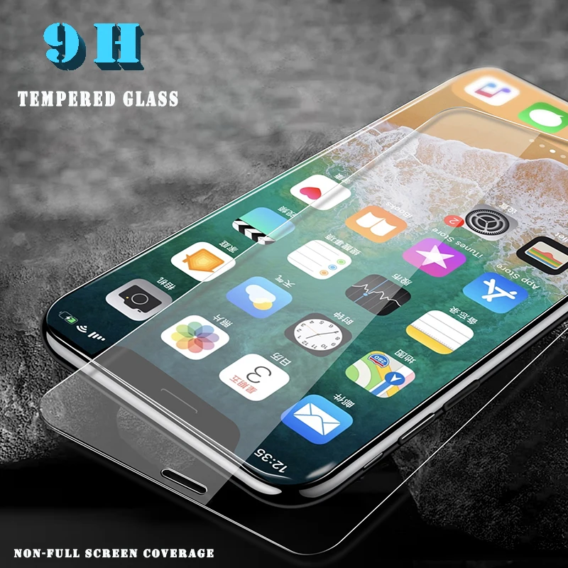 Ультратонкое закаленное стекло для iPhone X XR XS Max Защитная пленка экрана 8 7 6 6S 5 5S SE 4