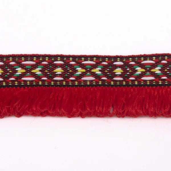 5 лет плетеная тесьма красная кисточка бахрома отделка вышивка аппликация