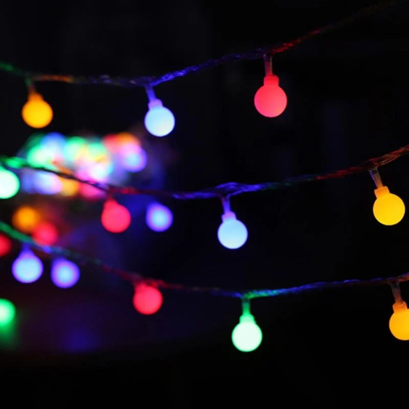 Multicolor 4,5 м 30LED светильник, гирлянда, лампа для спальни, общежития, свадьбы, рождественской елки, Декор, ЕС штекер - Испускаемый цвет: Multicolor