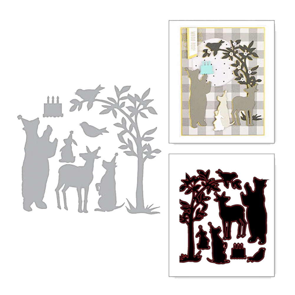 Праздничные трафареты для животных металлические режущие штампы новинка 2019