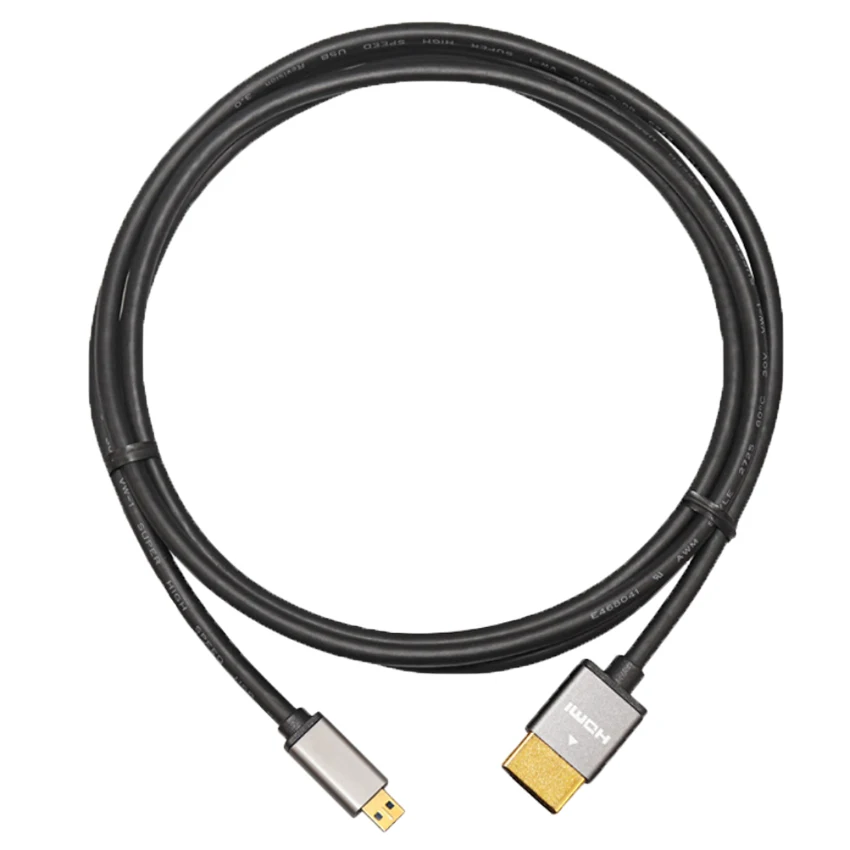 Кабель 4K Micro HDMI в высокоскоростной позолоченный HDTV кабель-переходник поддержка 3D