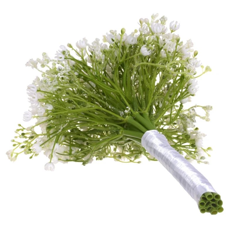 opening promotion-Wedding Bridal Bouquet Artificial Flowers Gypsophila Flower Simulation Starry Decorating Party Home | Дом и сад