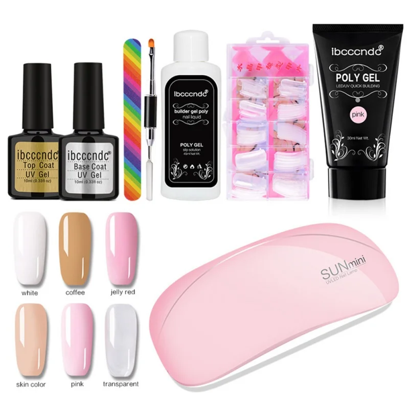 Новый маникюрный набор Гель-лак Базовое покрытие верхнее наборы для ногтей фена