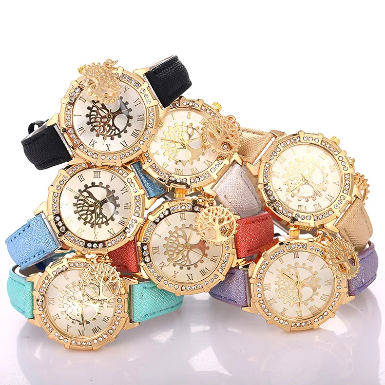 Часы женские модные элегантные повседневные кварцевые | Наручные часы