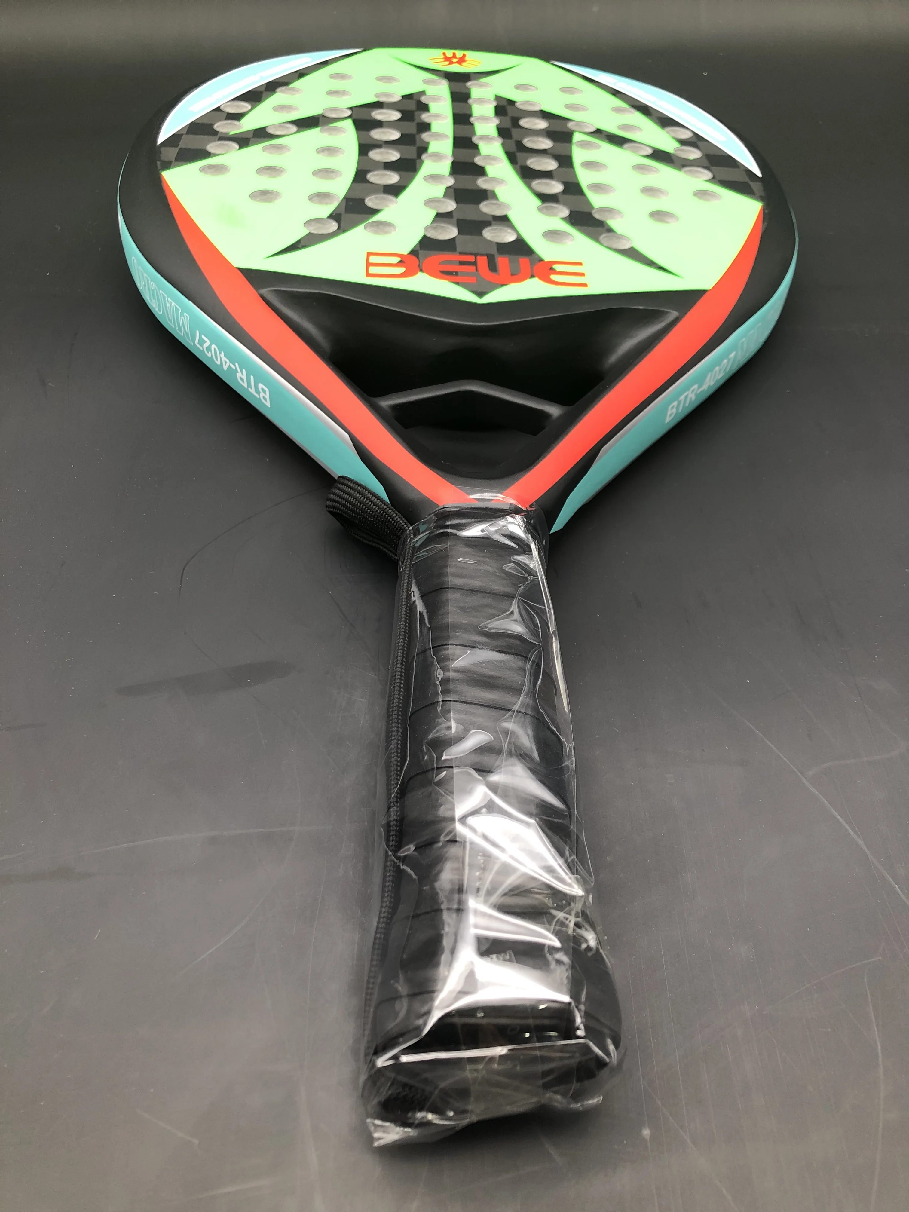 Быстрая BEWE 12K углеродная поверхность Padel теннисная ракетка