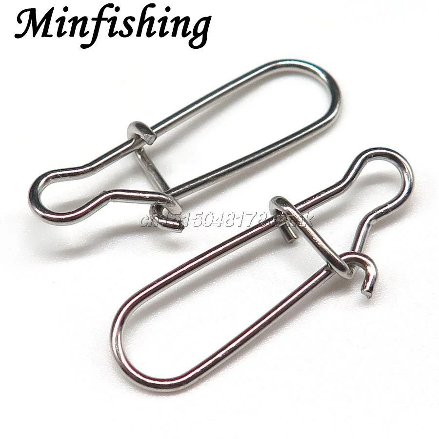 Minfishing 100 шт. Нержавеющая сталь рыболовный шарнир размер 0 6 крючок Разъем Rolling
