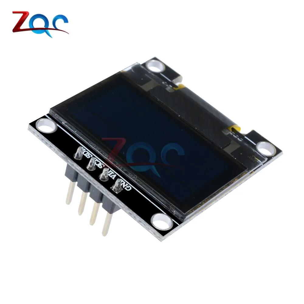 0,96 дюймов IIC Серийный желтый синий OLED дисплей модуль 128X64 IEC SSD1306 12864 плата с ЖК-экраном GND VCC SCL SDA 0,9" для Arduino
