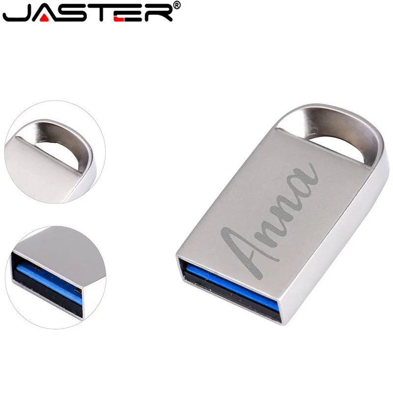 JASTER USB 2,0 Mini USB Металл 4 ГБ 16 ГБ 32 ГБ 64 ГБ флеш-накопитель ручка-накопитель водонепроницаемый usb ручка-накопитель Высокая скорость(5 шт., Пользовательский логотип