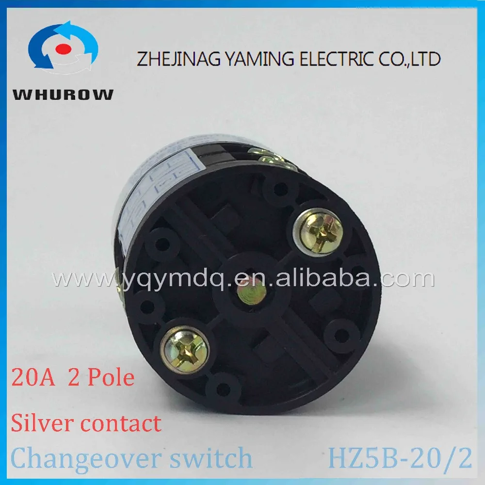 Поворотный переключатель комбинированный с 2 поворотными камерами 20 А Ui 500 В 50 Гц 3