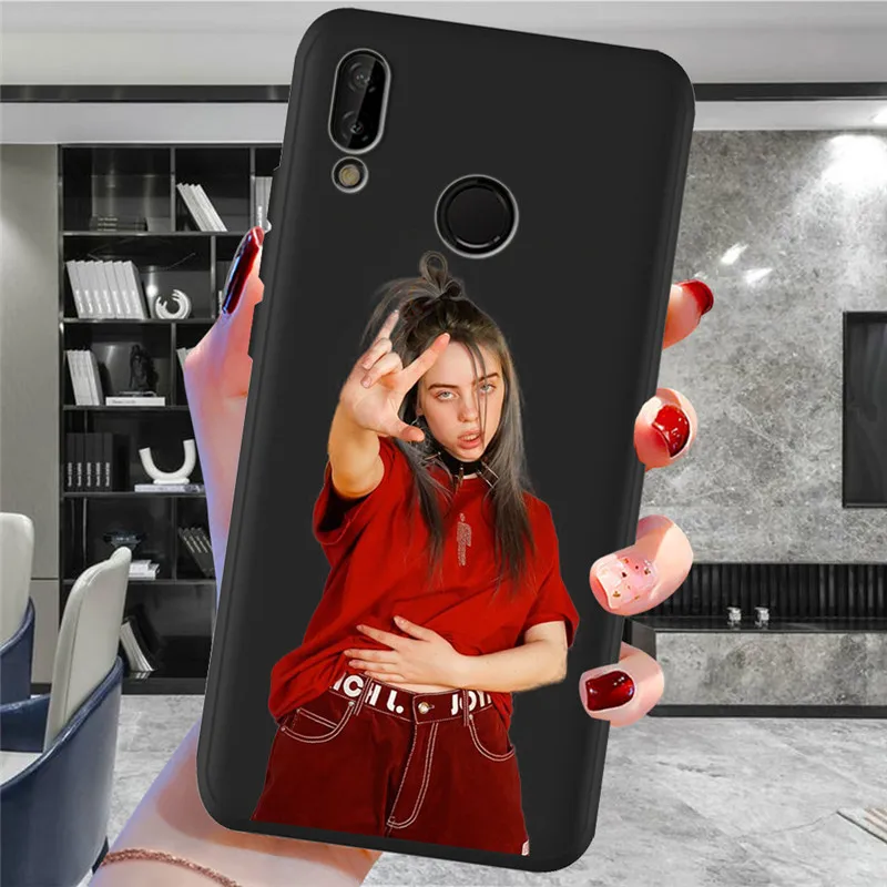 Billie eilish для Huawei P8 P10 P20 P30 Mate 10 20 Honor 8 8X 8C 9 V20 20i 10 Lite Plus Pro Чехол Coque Etui Funda Capa