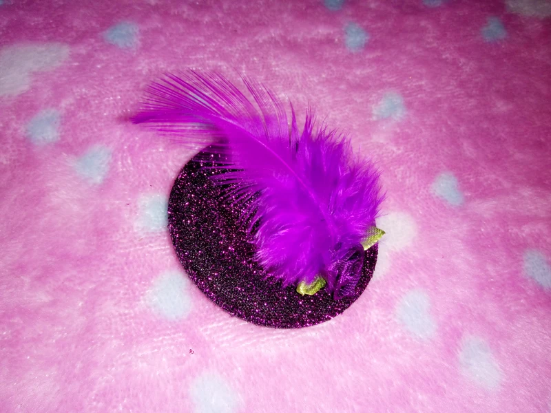 2016 5*5 см новый стиль аксессуары для волос домашних животных пряжа перо цветы Мини