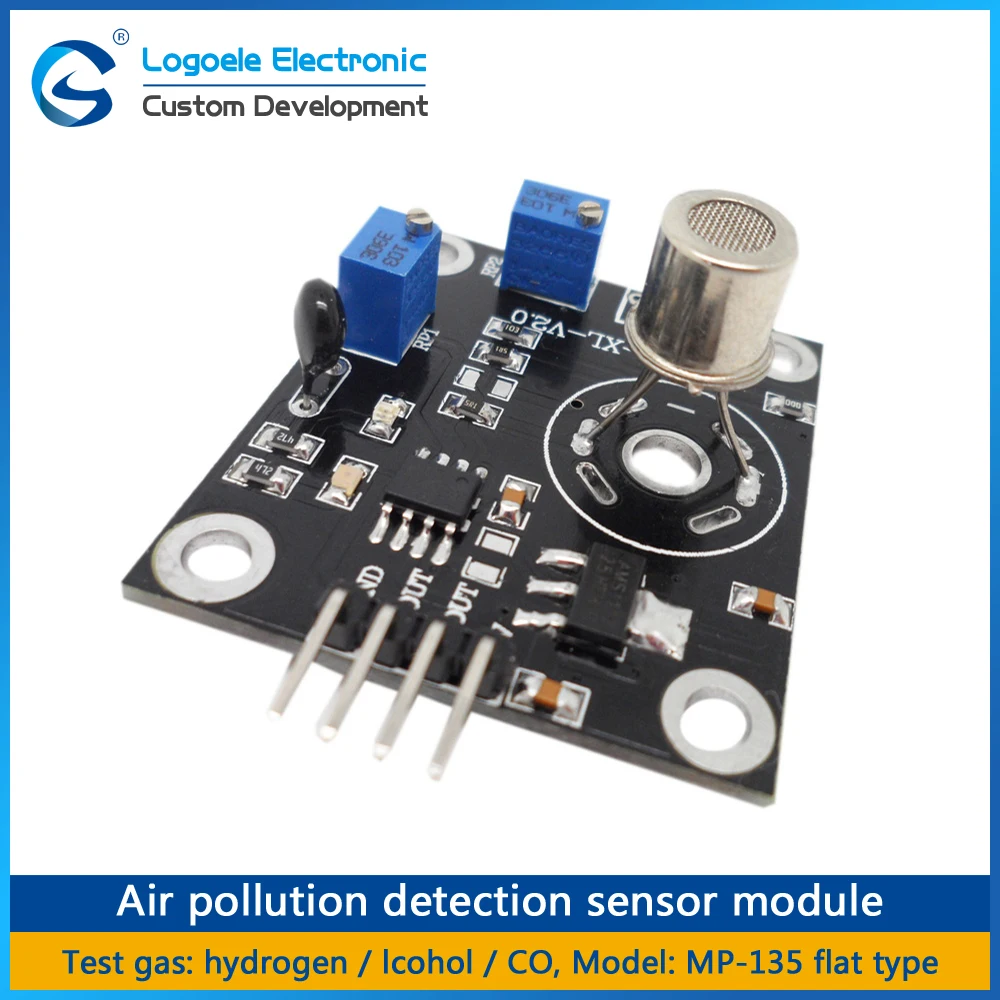 MP-135 alcohol carbon monoxide gas sensor MP135 air pollution planar semiconductor detection | Электроника