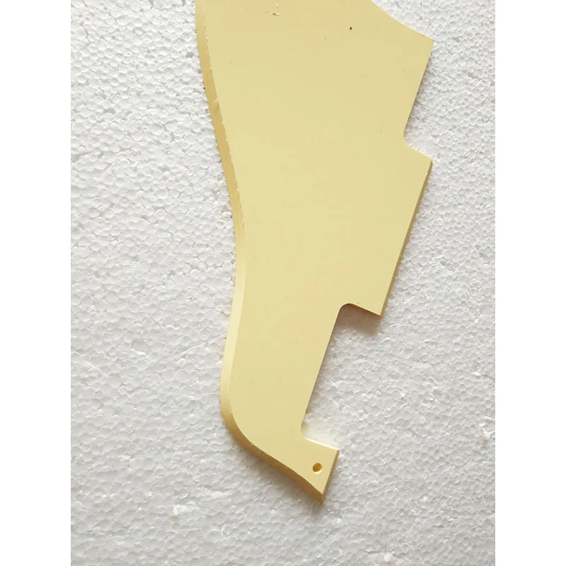 Pleroo Custom Guitar parts pick guard For ES 335 Jazz Archtop Script Plate 1 Ply кремовый желтый|Детали и аксессуары