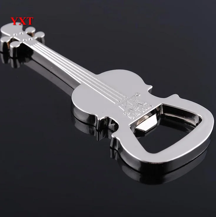 New Fashion Guitar Music Shaped Beer Bottle Opener Silver Metal Tool Charm Accessories Gift For Best Friend Professional | Украшения и