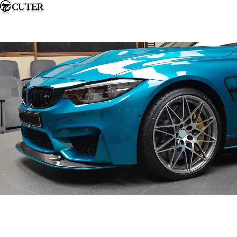 Автомобильный передний диффузор F80 F82 M3 M4 GTS для BMW M4|front diffuser|front bumper lipbumper lip |