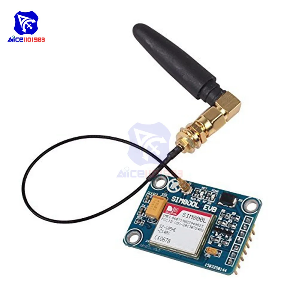 Беспроводной модуль GSM GPRS с антенной IPX для Arduino diymore SIM800L Bluetooth Ver 3 0 | Электронные