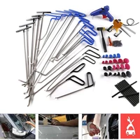 paintless dent repair tool kits paintless dent repair hooks 21pcs push rods for dent removal dent puller hook tools repair cars